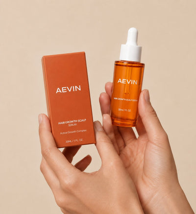 Aevin Our Story right — hair care moment